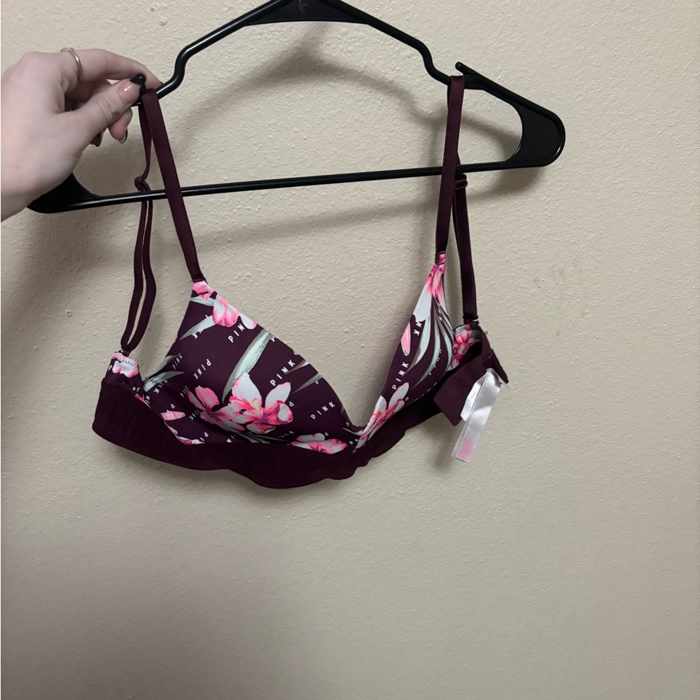 Floral Print Women's Bra